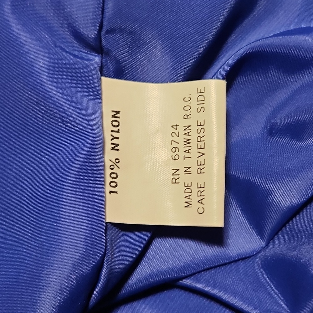 Vintage 90's Columbia Teal Anorak Retro Hideaway Hood Radial Sleeve Large - Picture 10 of 13